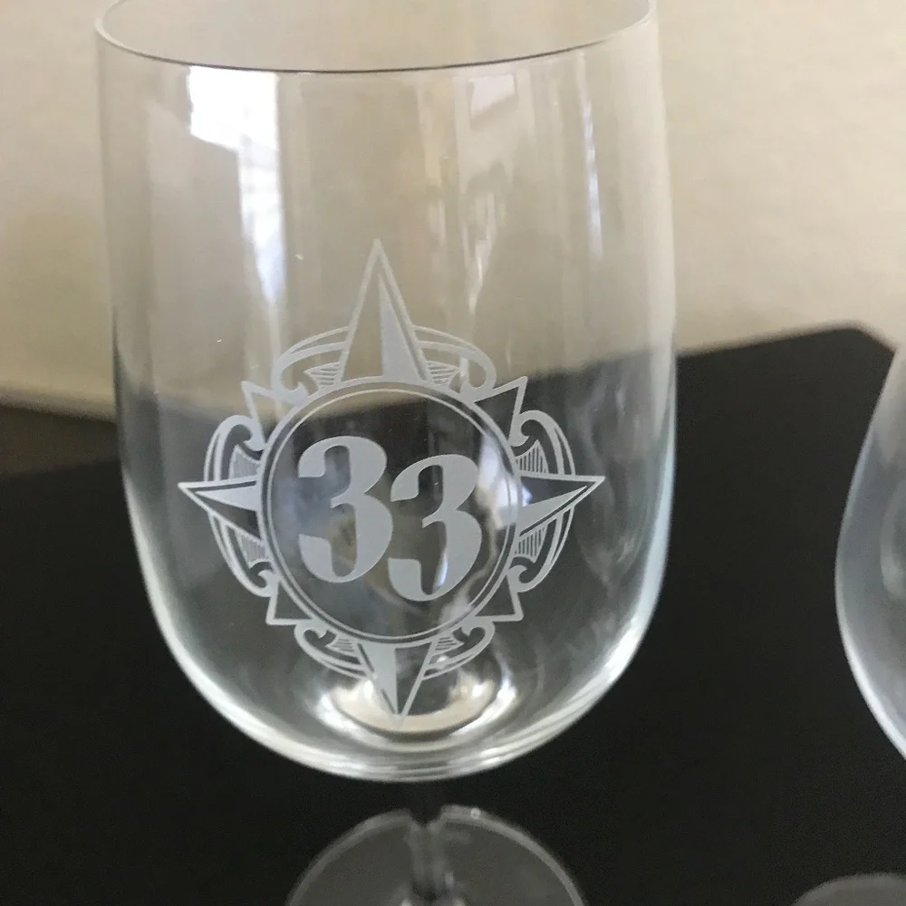 Arribas Brothers, Club 33 Inaugural Collection Wine Glasses. Brand New - Picture 2 of 3